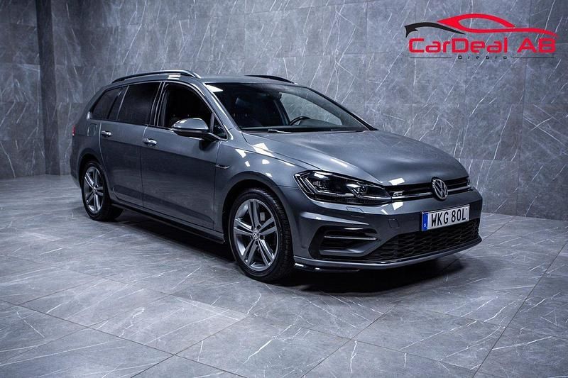 Mörkgrå Begagnad 2019 VW Golf VII GT Kombi | 219 800 kr (Marknadspris) - Bild 1/4