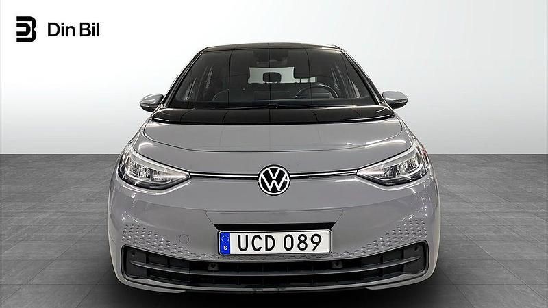 Begagnad VW ID.3 Pro Performance 150 kW (204 HK) 2022 Grå Halvkombi