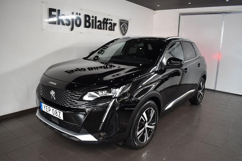 Svart Begagnad 2024 Peugeot 3008 GT SUV | 274 500 kr (Marknadspris) - Bild 1/4