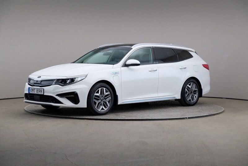 Vit Begagnad 2019 Kia Optima Hybrid 2 Sedan | 195 000 kr (Bra pris) - Bild 1/4