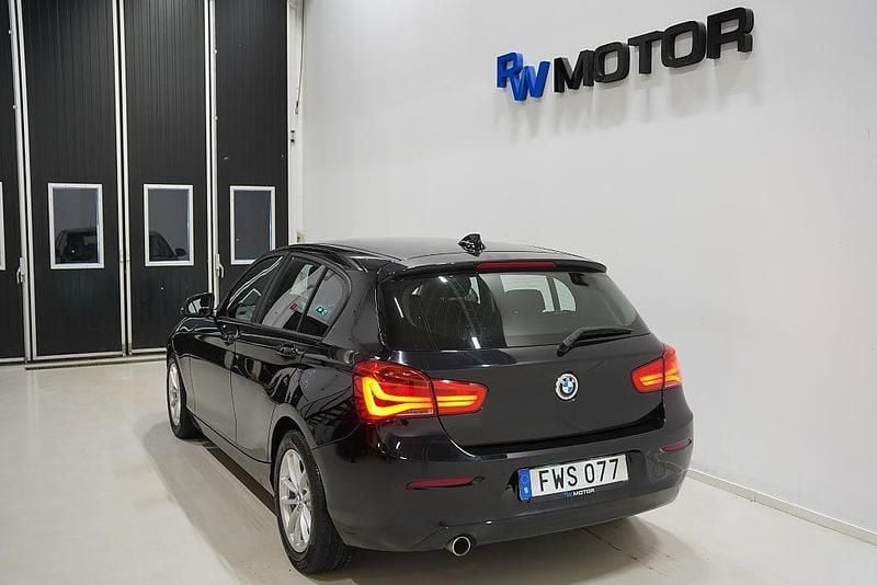 Begagnad BMW 116 Advantage 116 HK (85 kW) 2015 Svart Halvkombi
