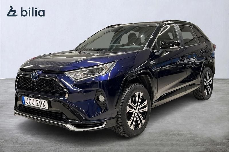 Begagnad Toyota RAV4 Premium 310 HK (228 kW) 2021 Blå SUV