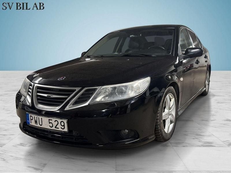 Svart Begagnad 2008 Saab 9-3 Vector Sedan | 48 000 kr (Marknadspris) - Bild 1/4