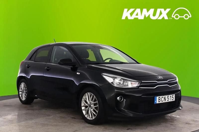 Svart Begagnad 2019 Kia Rio Advance Halvkombi | 169 800 kr (Marknadspris) - Bild 1/4