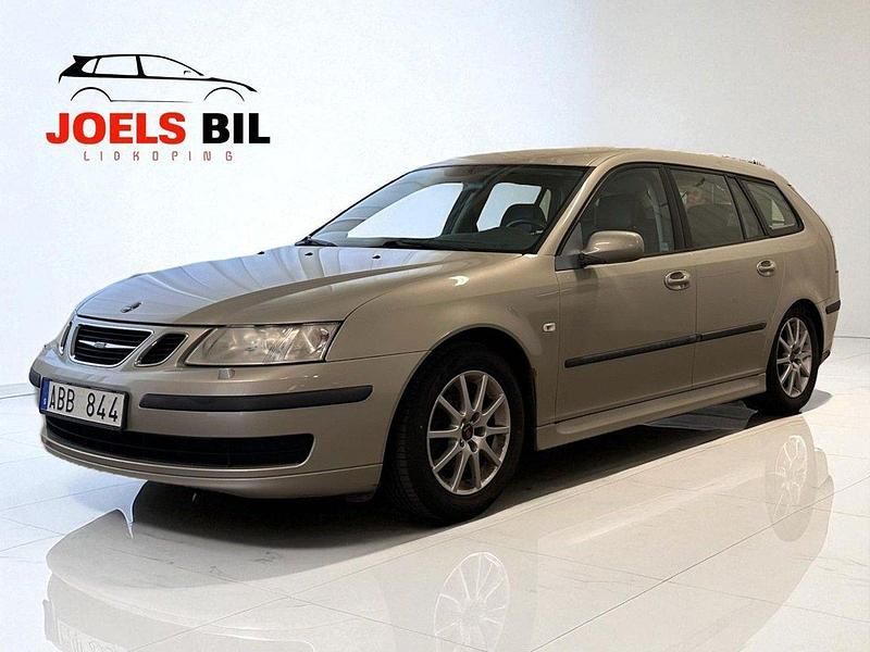 Ljusgul Begagnad 2006 Saab 9-3 Linear Kombi | 44 900 kr (Lite dyr) - Bild 1/4