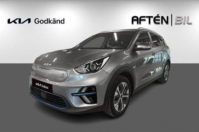 Grå (steel grey metallic) Begagnad 2022 Kia e-Niro Advance SUV | 269 800 kr (Bra pris) - Bild 1/3