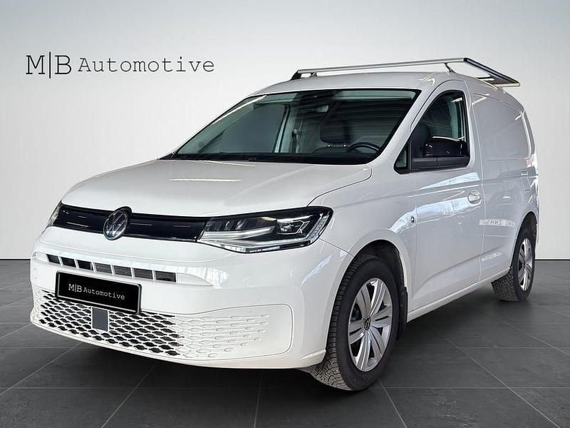 Vit Begagnad 2023 VW Caddy Minibuss | 209 900 kr (Superpris) - Bild 1/4