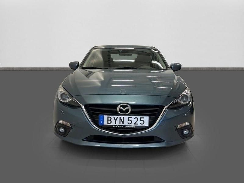 Begagnad Mazda 3 Inclusive 120 HK (88 kW) 2014 Blå Halvkombi