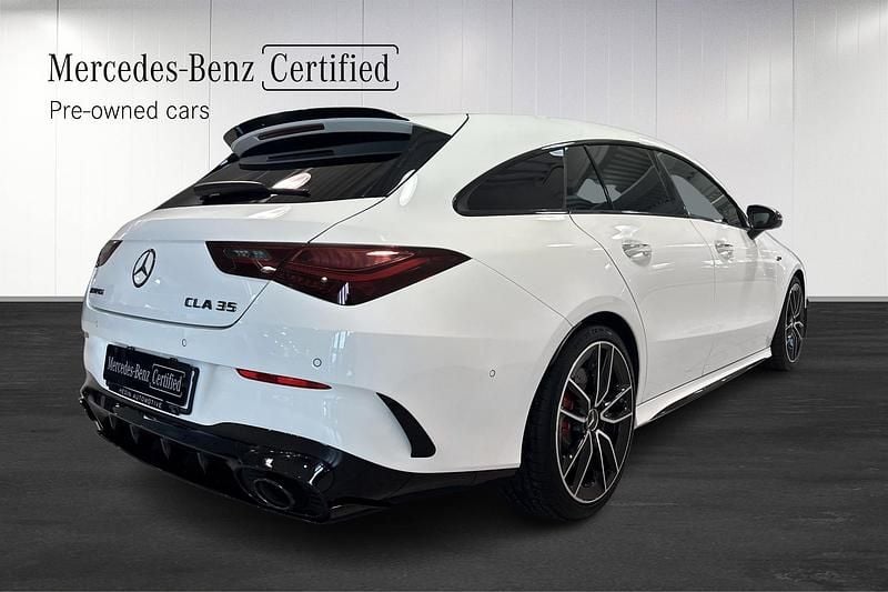 Begagnad Mercedes CLA35 AMG Shooting Brake AMG 2024 Vit Kombi