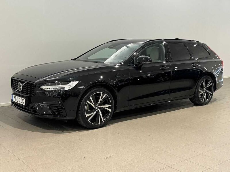 Svart Begagnad 2021 Volvo V90 R-Design Kombi | 389 500 kr (Marknadspris) - Bild 1/3