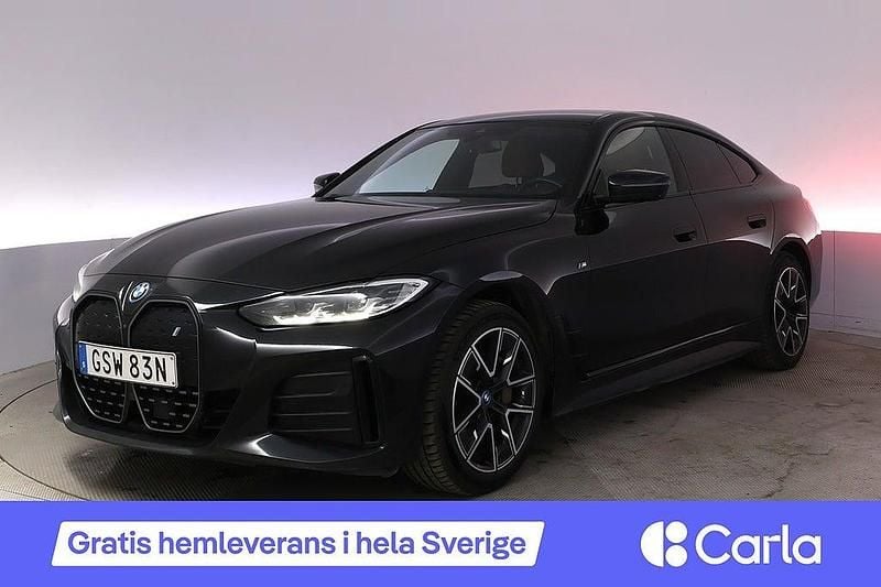 Svart Begagnad 2023 BMW i4 M Sport Sedan | 403 900 kr (Lite dyr) - Bild 1/4