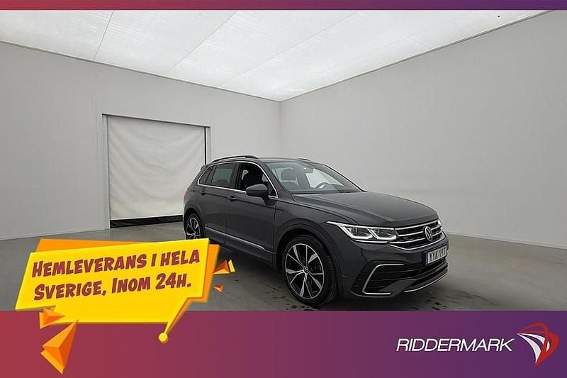 Grå Begagnad 2021 VW Tiguan R-line SUV | 304 900 kr (Dyr) - Bild 1/3