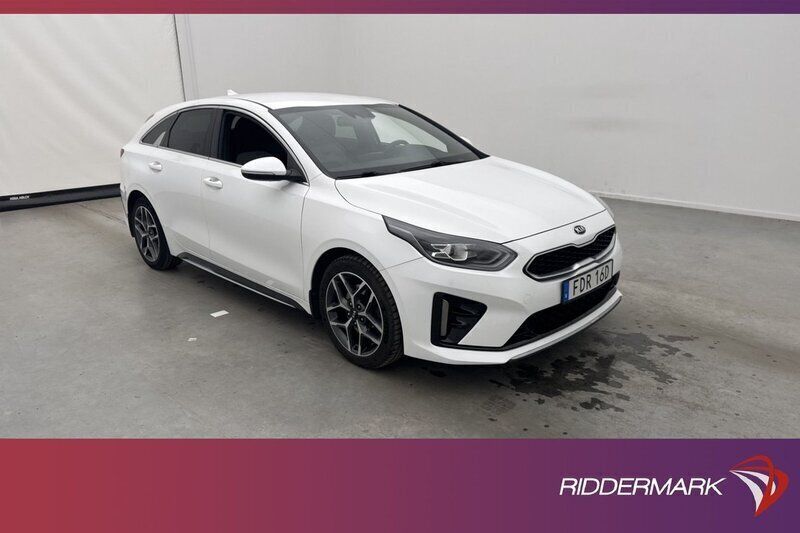 Vit Begagnad 2019 Kia Ceed GT-Line Kombi | 206 800 kr (Marknadspris) - Bild 1/3