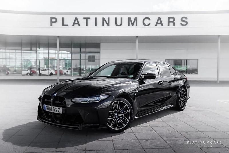 Svart Begagnad 2021 BMW M3 Competition Edition Sedan | 799 000 kr (Marknadspris) - Bild 1/4