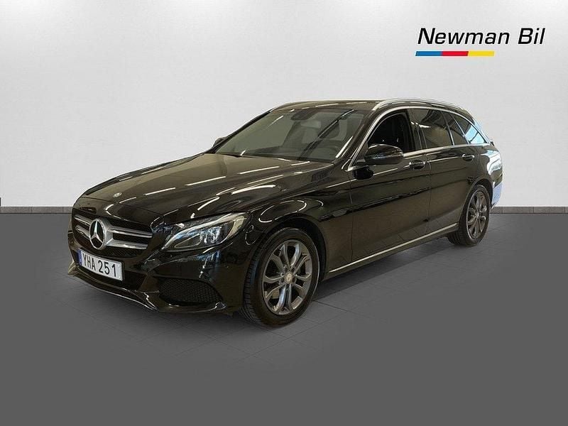 Svart Begagnad 2016 Mercedes C220 Avantgarde Kombi | 209 700 kr (Bra pris) - Bild 1/4