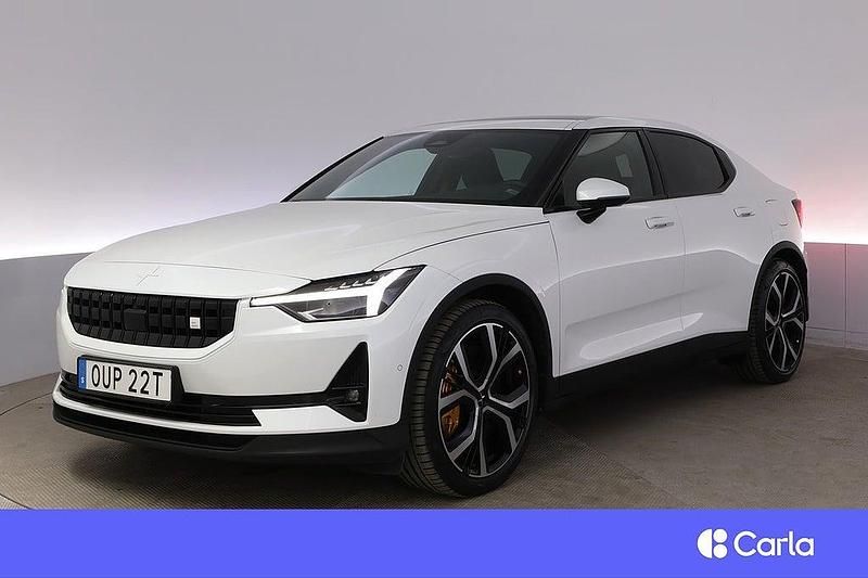 Vit Begagnad 2022 Polestar 2 Performance Halvkombi | 462 900 kr (Lite dyr) - Bild 1/4