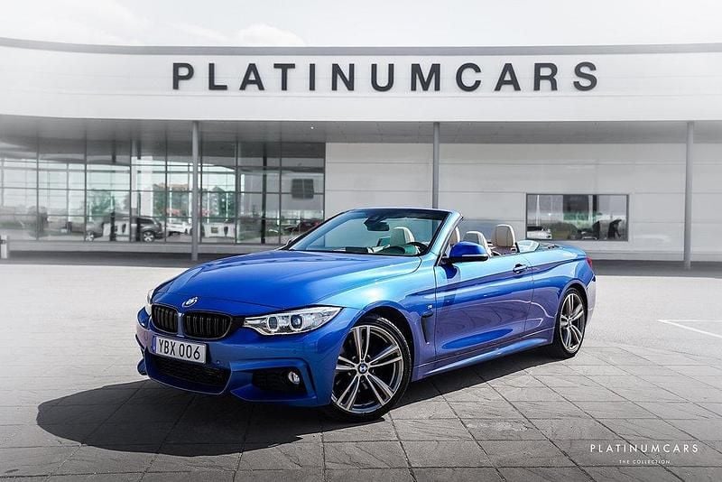 Blå Begagnad 2016 BMW 428 M Sport Cab | 389 000 kr - Bild 1/4