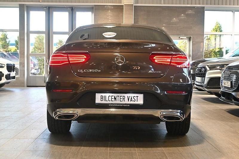 Begagnad Mercedes GLC350 211 HK (155 kW) 2017 Mörkbrun Sportkupé