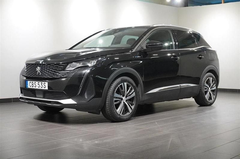 Svart Begagnad 2021 Peugeot 3008 Allure SUV | 179 800 kr (Superpris) - Bild 1/4