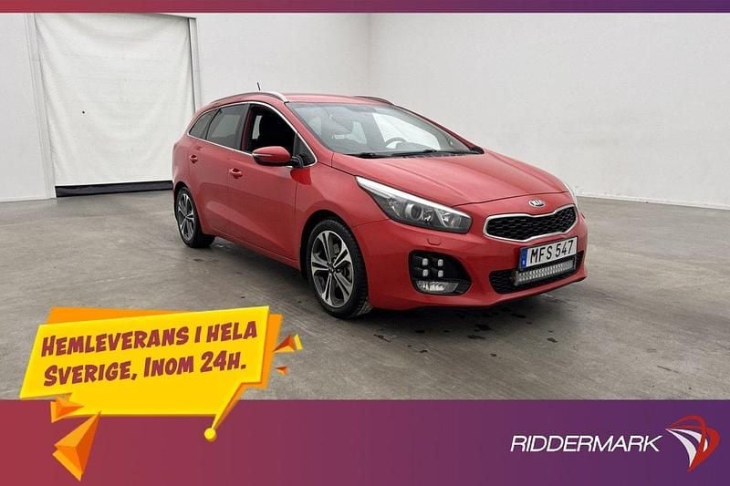 Röd Begagnad 2015 Kia Ceed Sportswagon GT-Line Kombi | 88 900 kr (Marknadspris) - Bild 1/3