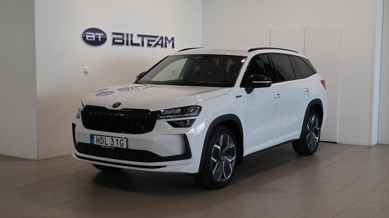 Vit Ny 2025 Skoda Kodiaq SportLine SUV | 572 000 kr - Bild 1/4