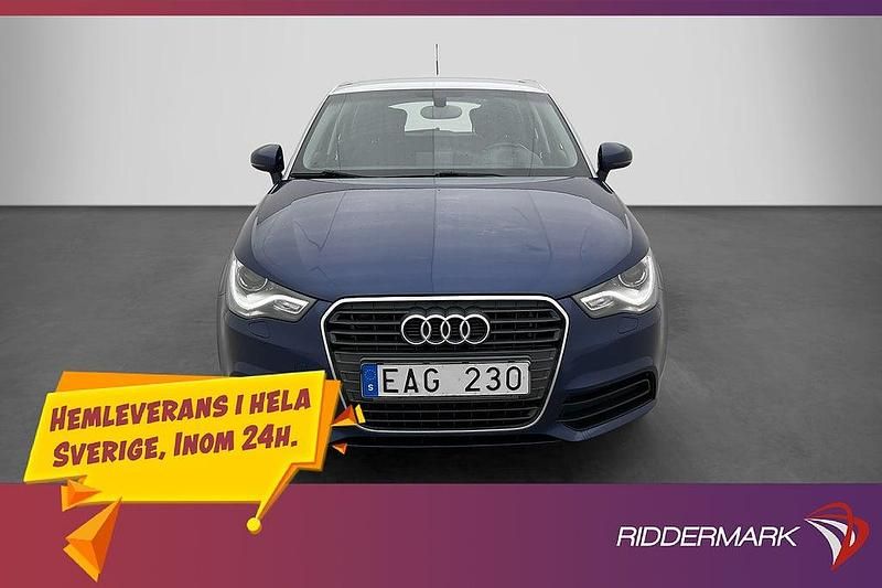 Begagnad Audi A1 Proline 86 HK (63 kW) 2012 Blå Halvkombi