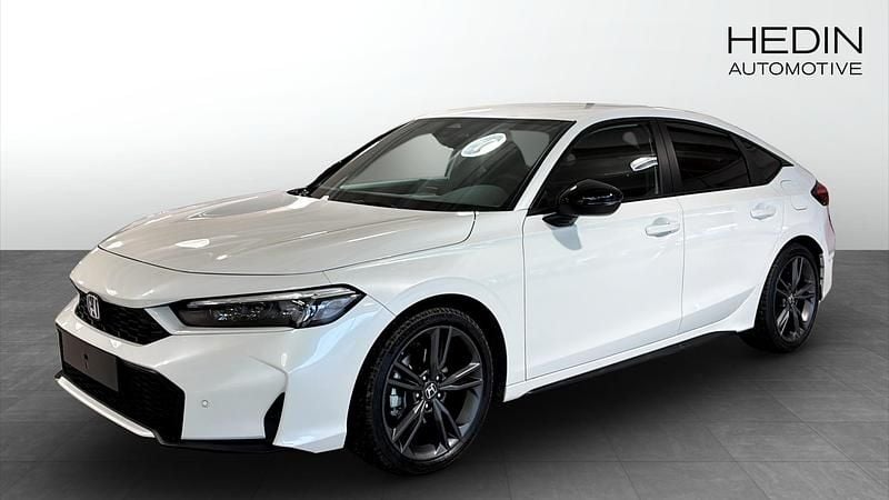 Ny Honda Civic Hybrid 184 HK (135 kW) 2026 Vit Halvkombi