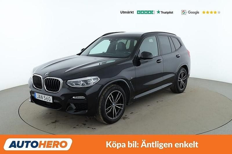 Svart Begagnad 2018 BMW X3 M Sport SUV | 284 000 kr (Marknadspris) - Bild 1/4