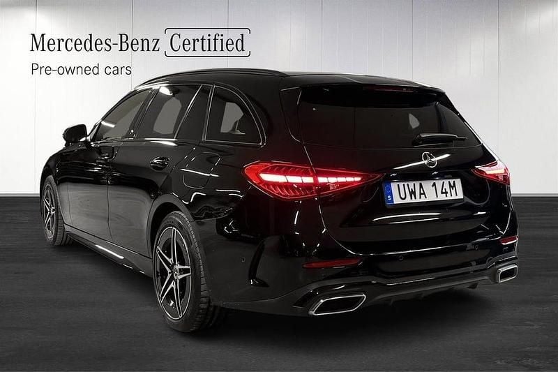 Begagnad Mercedes C300 AMG line 313 HK (230 kW) 2023 Svart Kombi