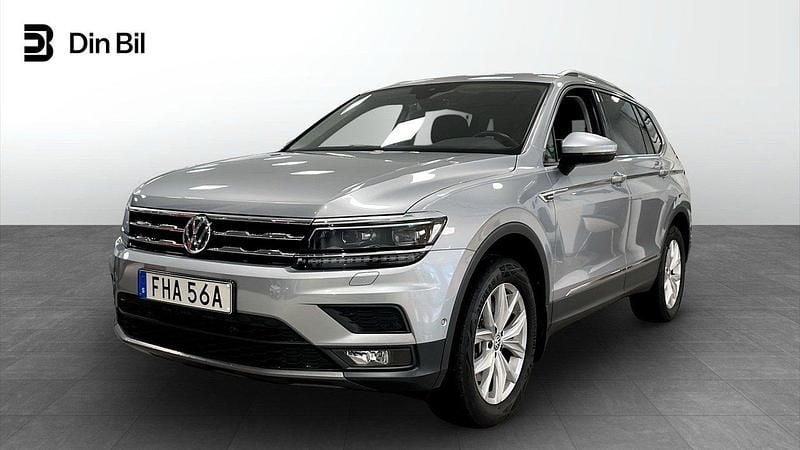 Silver Begagnad 2021 VW Tiguan Allspace Comfortline SUV | 339 900 kr (Bra pris) - Bild 1/4
