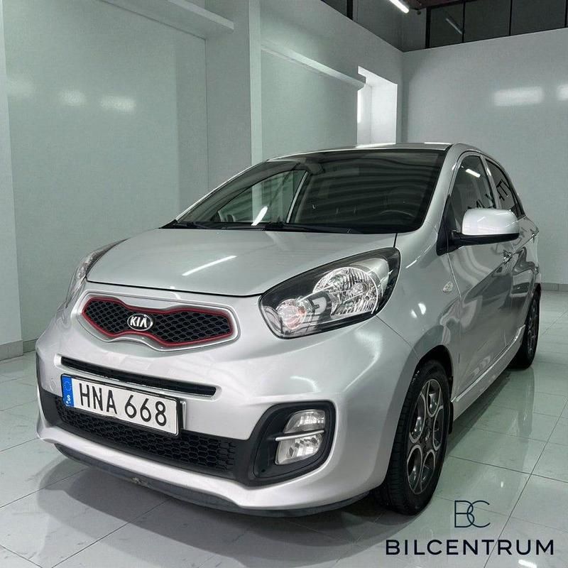 Grå Begagnad 2015 Kia Picanto Halvkombi | 47 900 kr (Marknadspris) - Bild 1/4