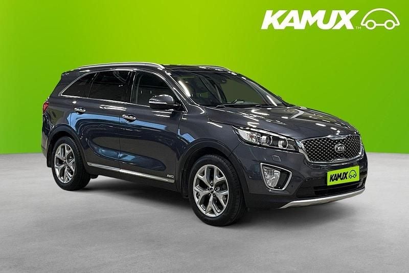Silver/grå Begagnad 2016 Kia Sorento SUV | 179 800 kr (Marknadspris) - Bild 1/4