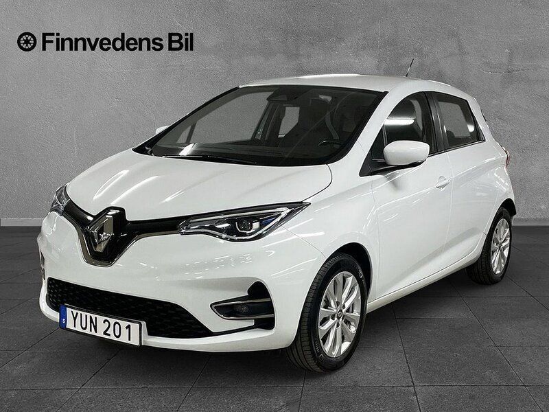 Vit Begagnad 2021 Renault Zoe Zen Halvkombi | 144 000 kr (Superpris) - Bild 1/4