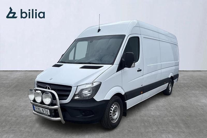 Vit Begagnad 2015 Mercedes Sprinter Van | 199 500 kr (Superpris) - Bild 1/4