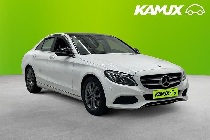 Vit Begagnad 2018 Mercedes C220 Avantgarde Sedan | 224 700 kr (Bra pris) - Bild 1/3