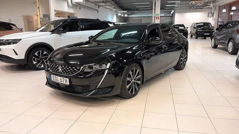 Svart Begagnad 2020 Peugeot 508 GT-line Sedan | 239 900 kr - Bild 1/4