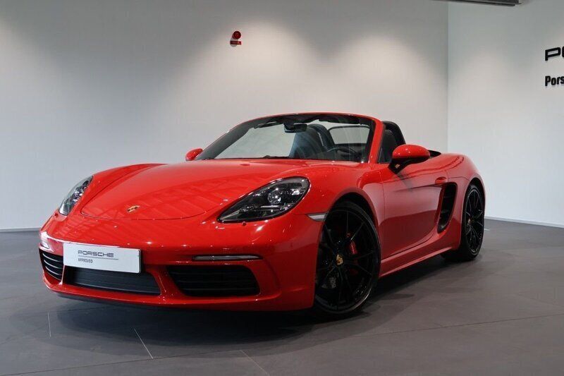 Röd (red) Begagnad 2018 Porsche 718 Boxster S Cab | 695 000 kr - Bild 1/4