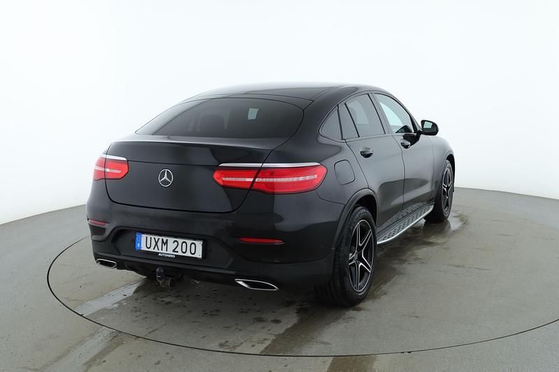 Begagnad Mercedes GLC220 AMG line 170 HK (125 kW) 2018 Svart Sportkupé