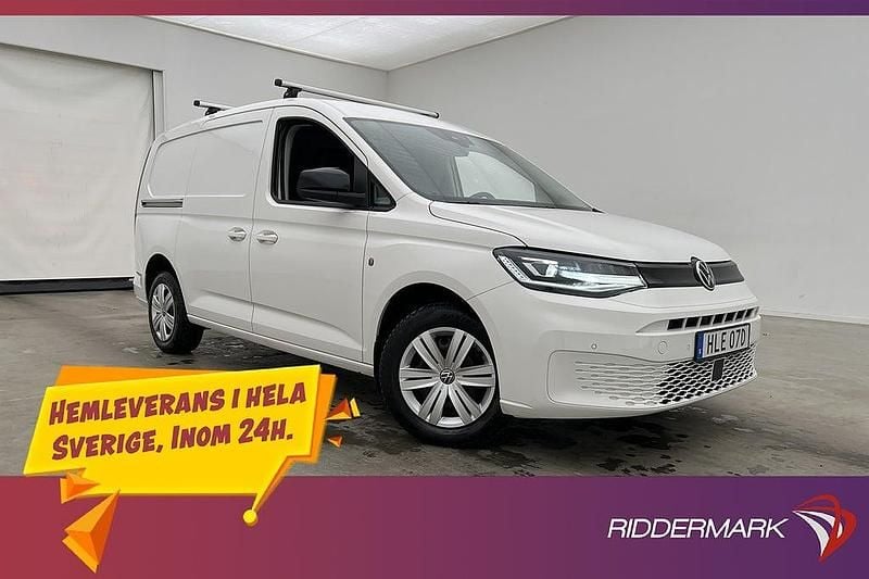 Vit Begagnad 2022 VW Caddy Maxi Minibuss | 199 800 kr (Bra pris) - Bild 1/3