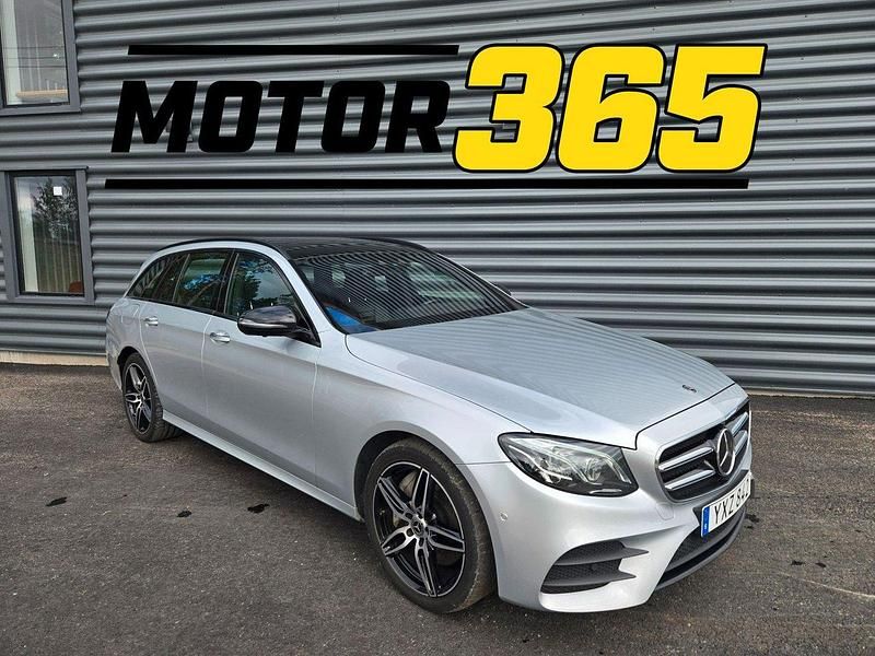 Silver Begagnad 2017 Mercedes E350 AMG line Kombi | 329 900 kr (Marknadspris) - Bild 1/4