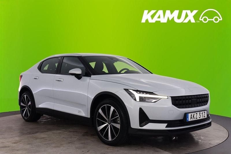 Silver/grå Begagnad 2022 Polestar 2 Standard Range Single Motor Halvkombi | 282 800 kr (Marknadspris) - Bild 1/4