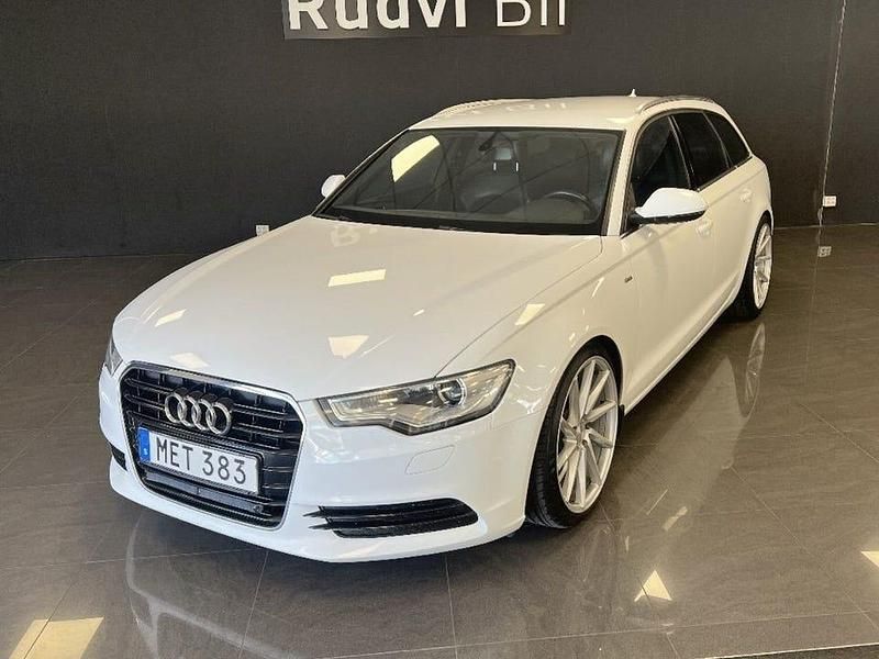 Vit Begagnad 2011 Audi A6 S-Line Kombi | 149 900 kr (Dyr) - Bild 1/4