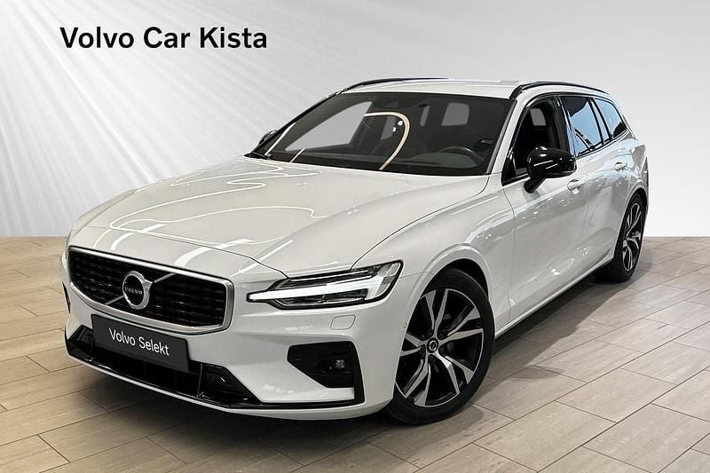 Vit Begagnad 2018 Volvo V60 R-Design Kombi | 349 900 kr (Dyr) - Bild 1/3
