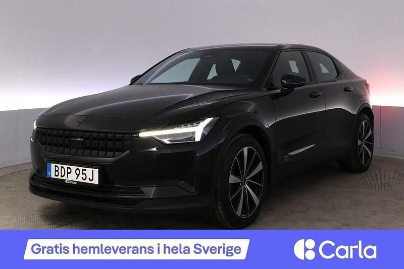 Svart Begagnad 2022 Polestar 2 Standard Range Single Motor Halvkombi | 284 990 kr (Lite dyr) - Bild 1/4