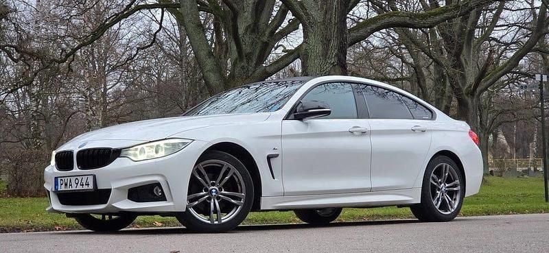 Vit Begagnad 2015 BMW 420 M Sport Sportkupé | 169 700 kr (Lite dyr) - Bild 1/4