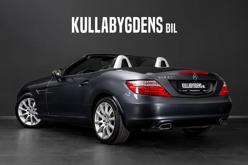 Begagnad Mercedes SLK200 184 HK (135 kW) 2012 Mörkgrå Cab
