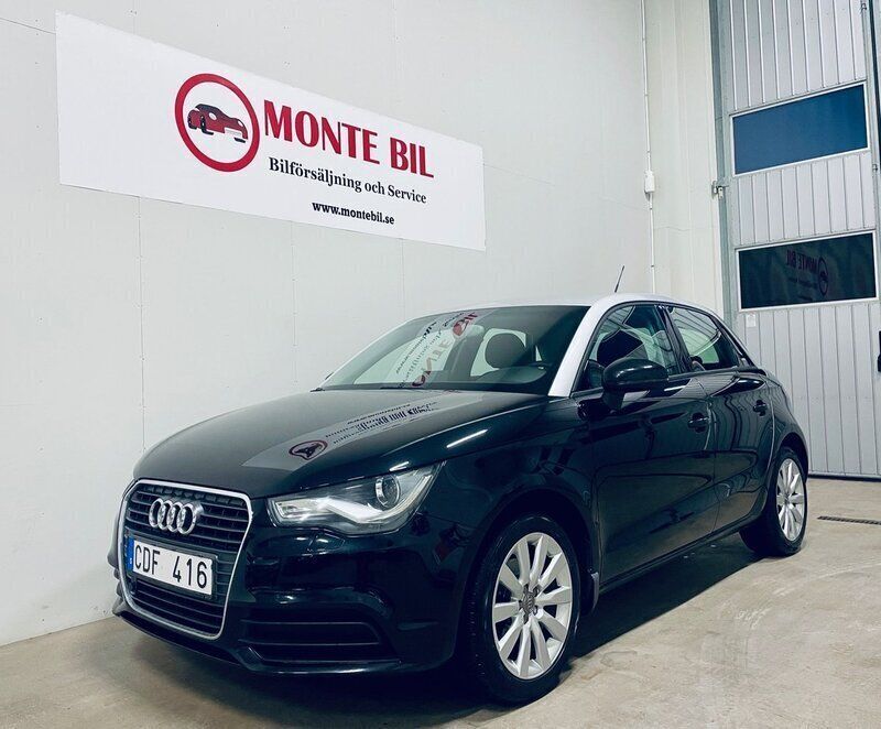 Svart Begagnad 2012 Audi A1 Sportback Halvkombi | 99 900 kr (Marknadspris) - Bild 1/4