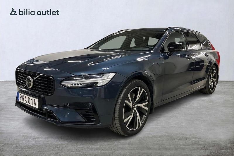 Blå Begagnad 2023 Volvo V90 Ultimate Kombi | 479 900 kr (Marknadspris) - Bild 1/4