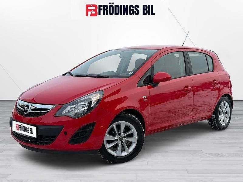 Begagnad Opel Corsa Active 101 HK (74 kW) 2014 Röd Halvkombi