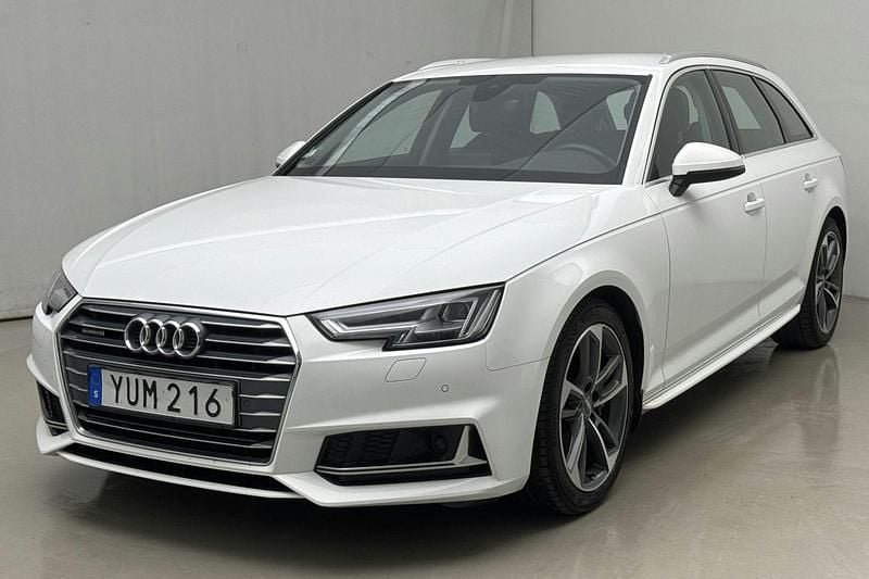 Vit Begagnad 2019 Audi A4 Sport Kombi | 185 000 kr (Bra pris) - Bild 1/4